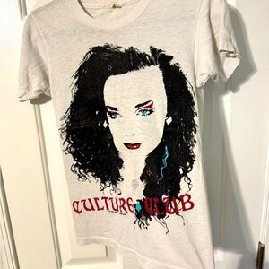 Authentic 1984 Vintage Culture Club Boy George Concert Tour T Shirt small